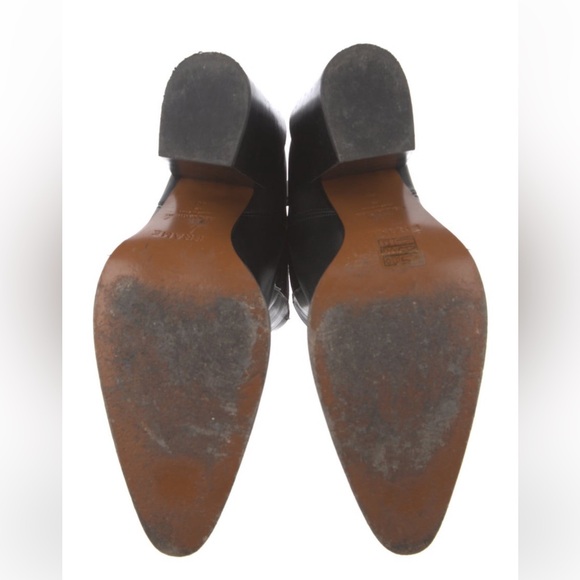 FRAME Le Manhattan Pointed Toe Chelsea Boot bootie black leather 10 - Picture 7 of 7